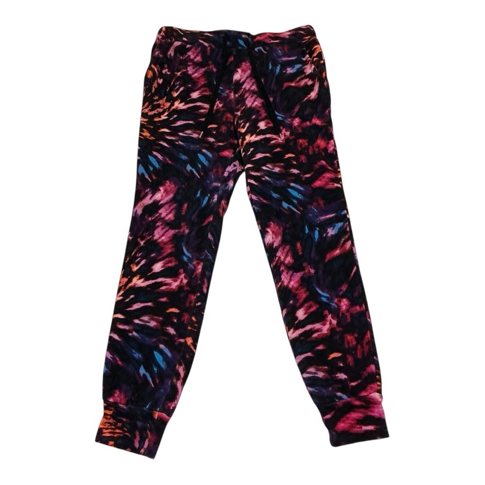 Juicy By Juicy Couture Abstract Tie Dye Swirl Pattern Jogger Sweatpants Size M